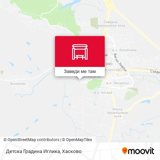 Детска Градина Иглика карта