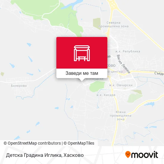 Детска Градина Иглика карта