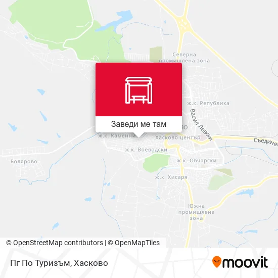 Пг По Туризъм карта