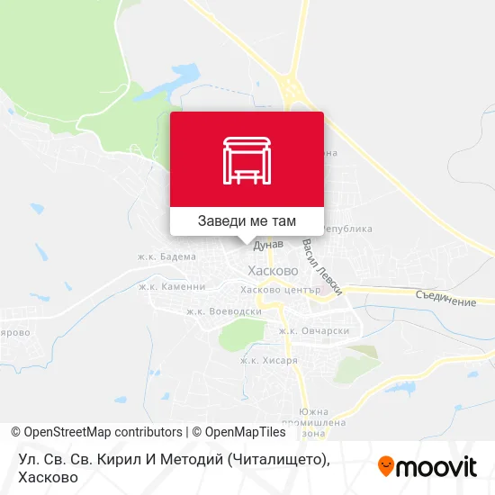 Ул. Св. Св. Кирил И Методий (Читалището) карта
