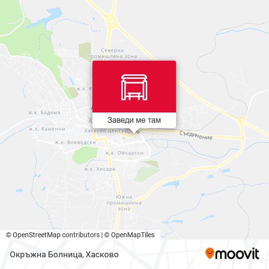 Окръжна Болница карта