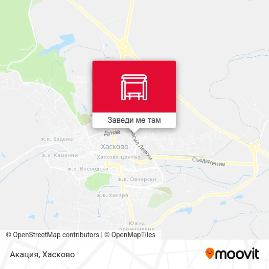 Акация карта