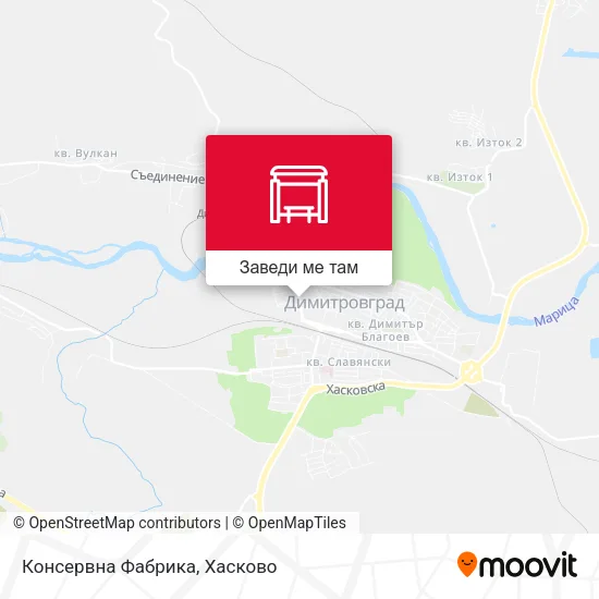 Консервна Фабрика карта
