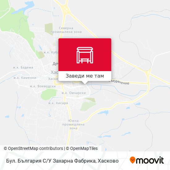 Бул. България С / У Захарна Фабрика карта
