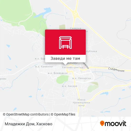 Младежки Дом карта