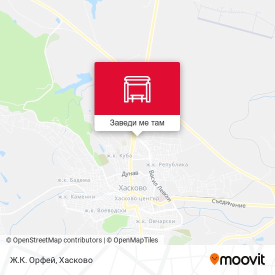 Ж.К. Орфей карта
