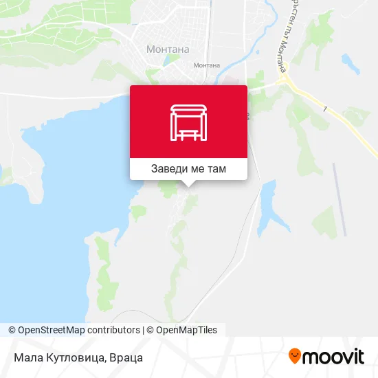 Мала Кутловица карта