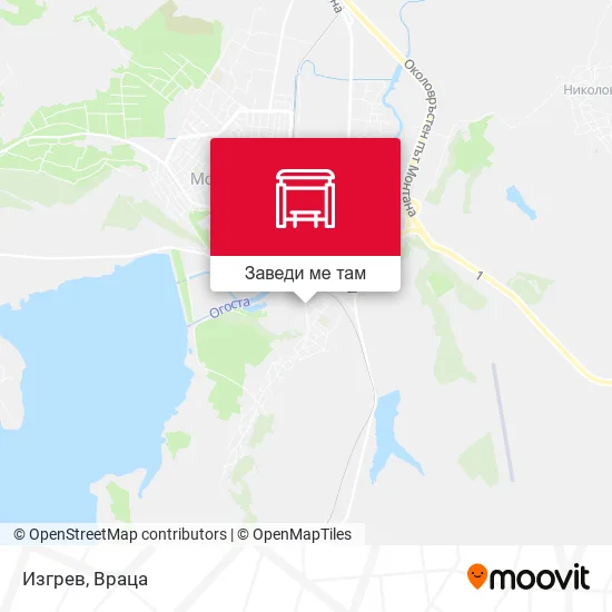 Изгрев карта