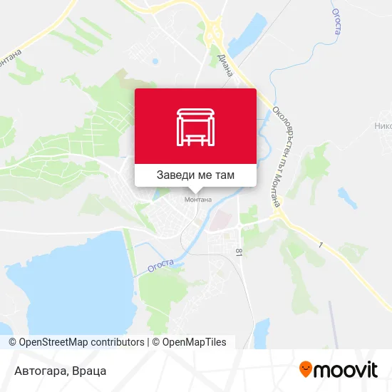 Автогара карта