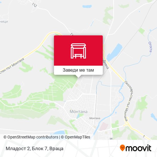 Младост 2, Блок 7 карта