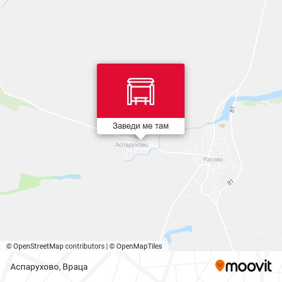 Аспарухово карта