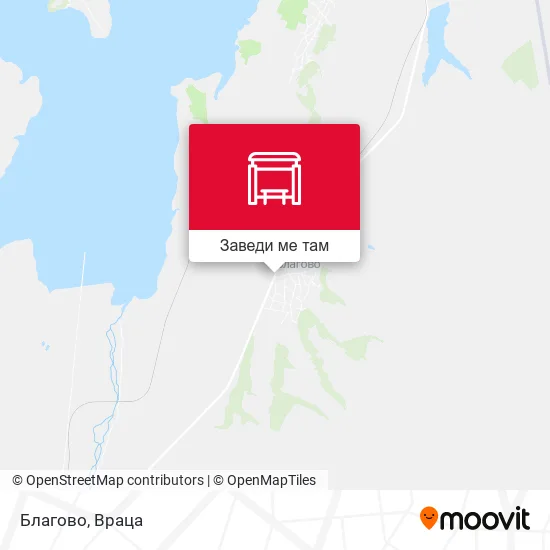 Благово карта