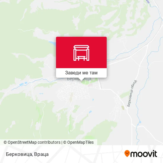 Берковица карта