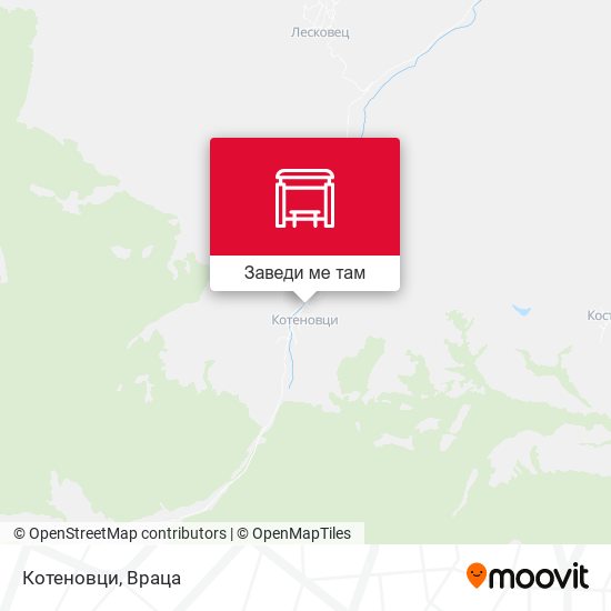 Котеновци карта