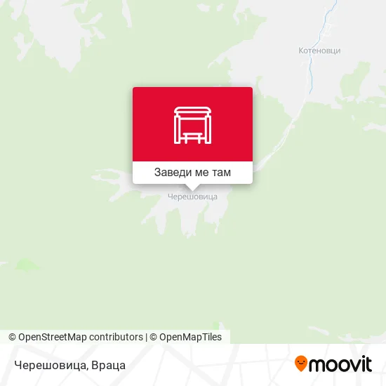 Черешовица карта
