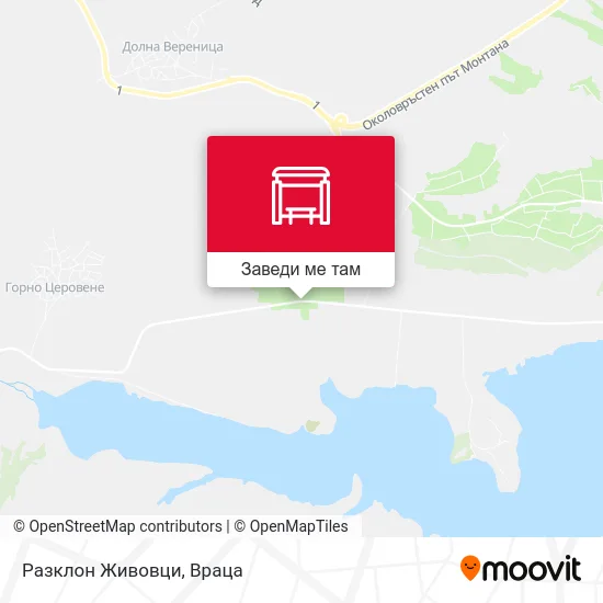 Разклон Живовци карта