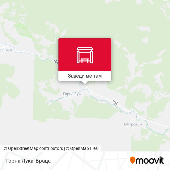 Горна Лука карта