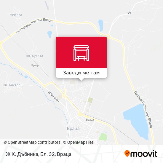 Ж.К. Дъбника, Бл. 32 карта