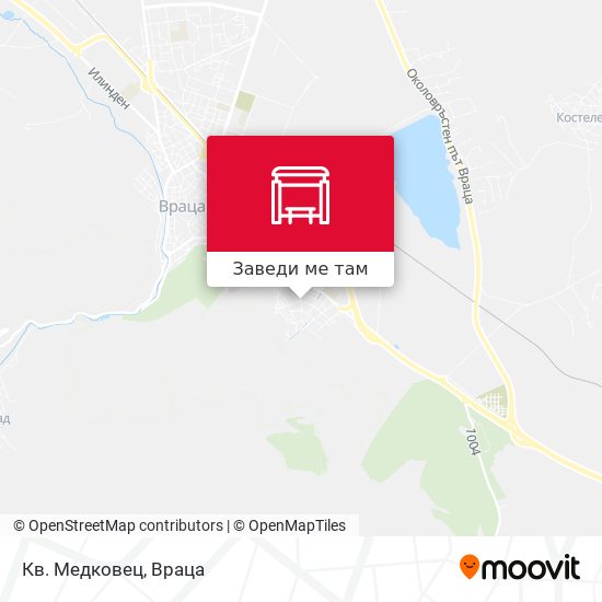 Кв. Медковец карта