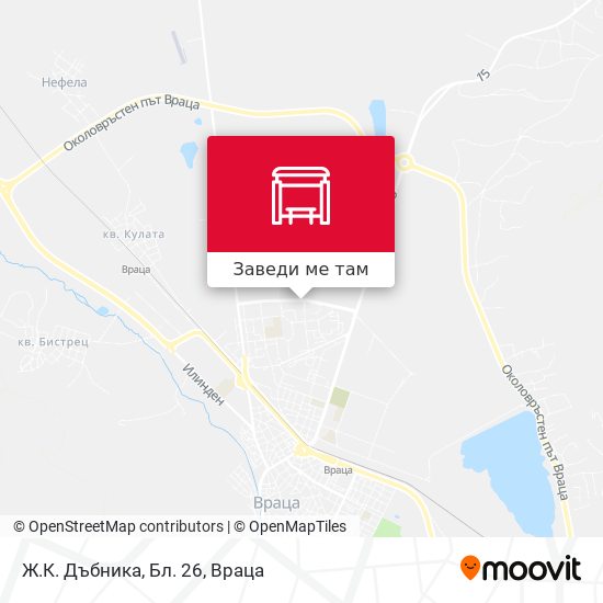 Ж.К. Дъбника, Бл. 26 карта