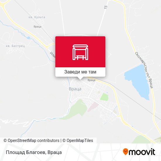 Площад Благоев карта