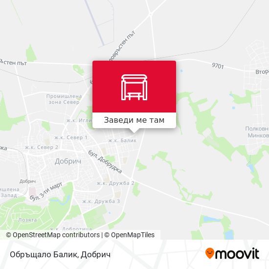 Обръщало Балик карта