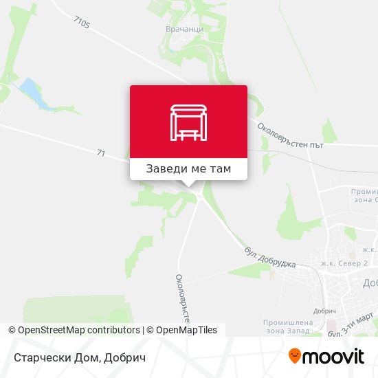 Старчески Дом карта