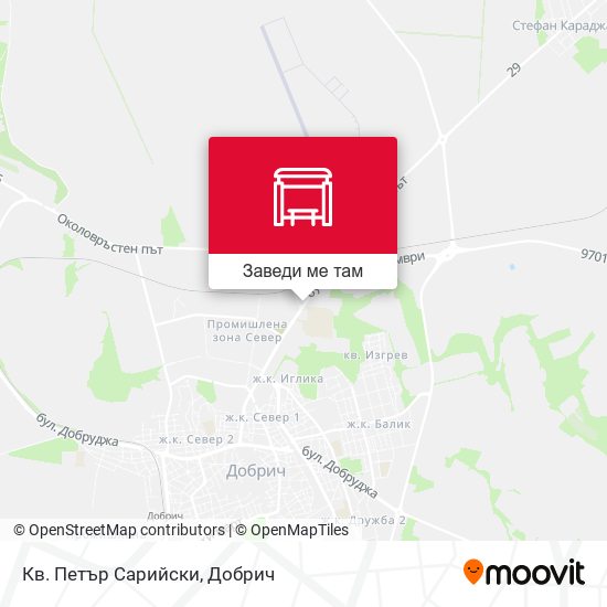 Кв. Петър Сарийски карта