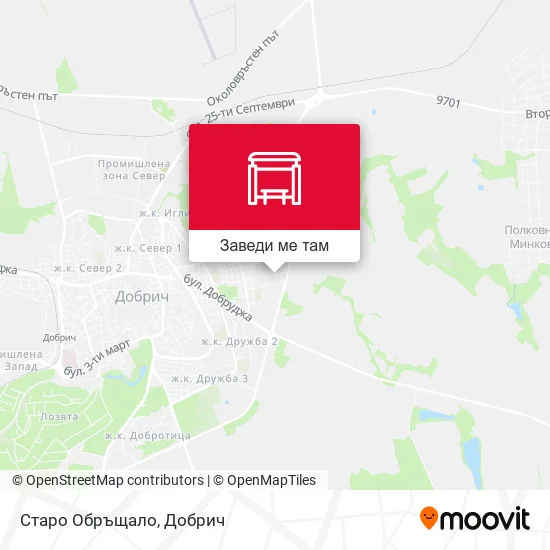 Старо Обръщало карта