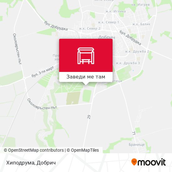 Хиподрума карта
