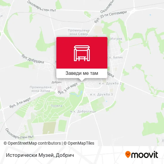 Исторически Музей карта