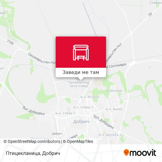 Птицекланица карта