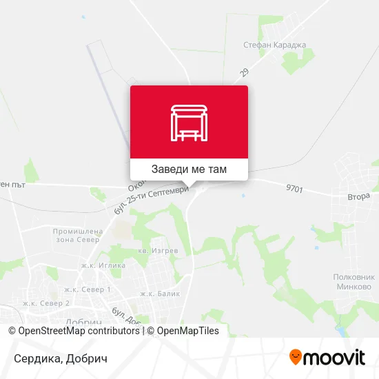 Сердика карта