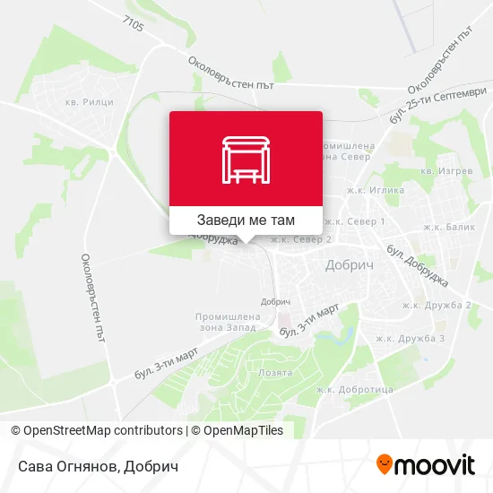 Сава Огнянов карта