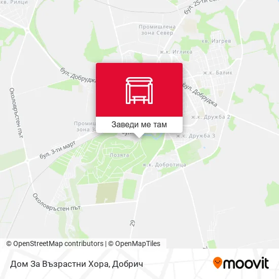 Дом За Възрастни Хора карта