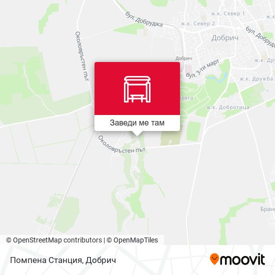 Помпена Станция карта