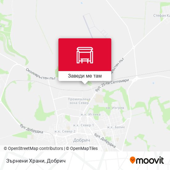 Зърнени Храни карта