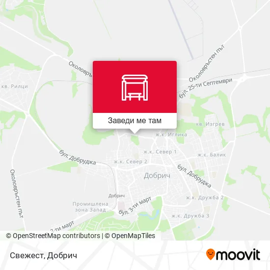 Свежест карта