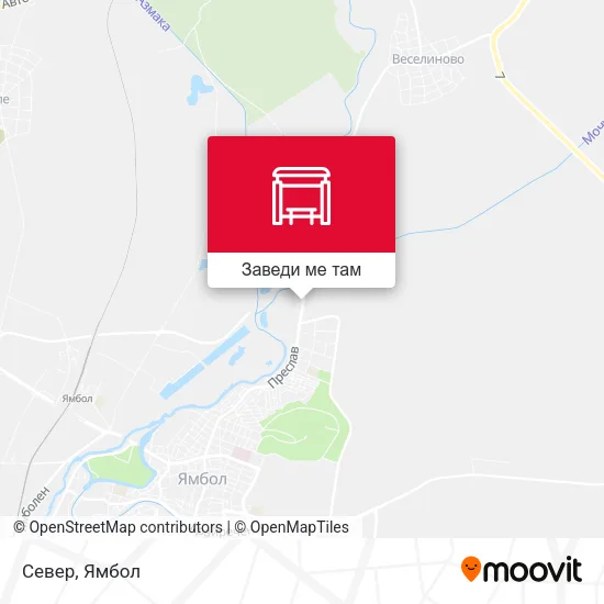 Север карта
