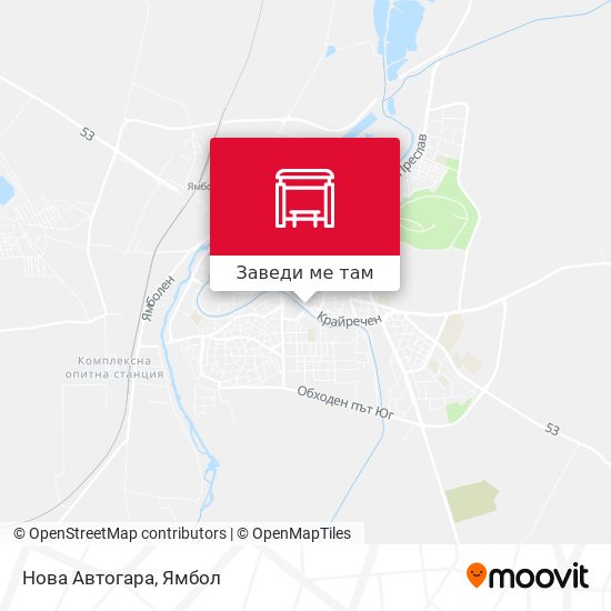 Нова Автогара карта