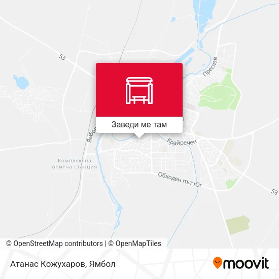 Атанас Кожухаров карта