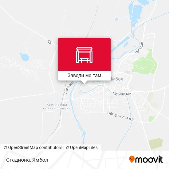 Стадиона карта