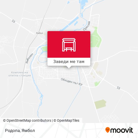 Родопа карта