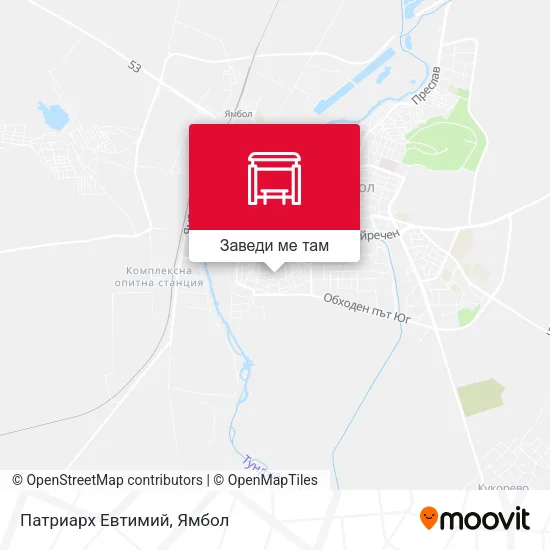 Патриарх Евтимий карта