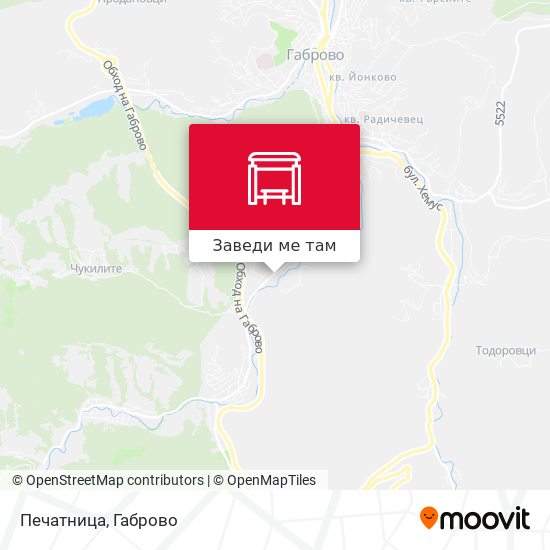 Печатница карта