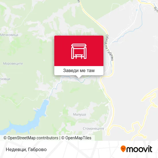 Недевци карта