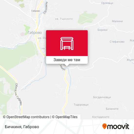 Бичкиня карта