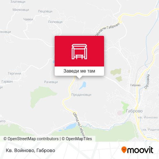 Кв. Войново карта