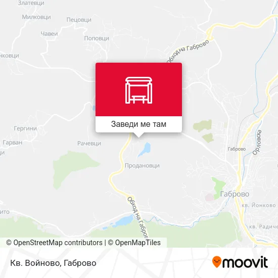 Кв. Войново карта