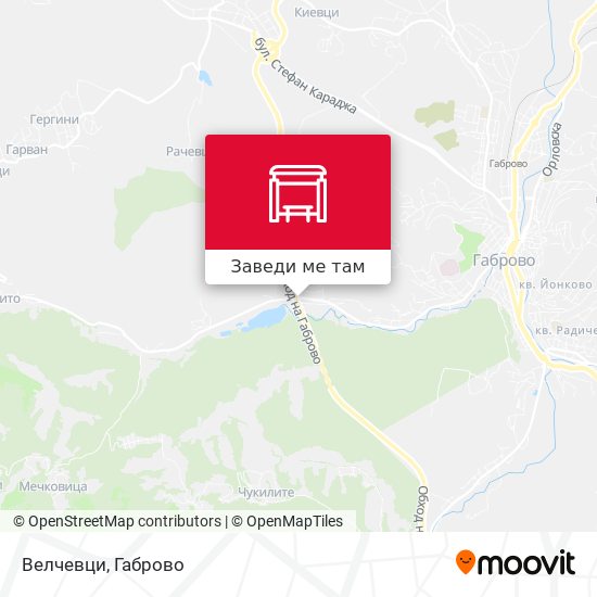 Велчевци карта
